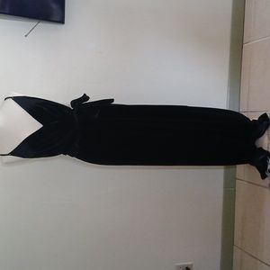 Black Velvet Jumpsuit